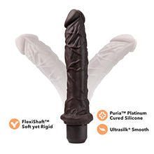 Load image into Gallery viewer, Dr. Skin - 9 Inch Silicone Vibrating Dildo - Flexible Shaft Flexishaft - 10 Powerful Vibration Functions - IPX7 Waterproof - Ultrasilk Satin Smooth - Realistic Vibrator Sex Toy for Him Her Couples
