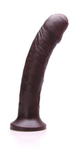 Load image into Gallery viewer, Tantus Sex/Adult Toys Uncut #1 Dual Density Uncircumcised Dildo - 100% Utra-Premium Silicone Harness Compatible, G-Spot &amp; P-Spot Stimulation for Anal, Vaginal, Men, Women, LGBTQ - Matte, Mocha
