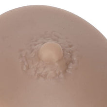 Load image into Gallery viewer, 3D Nipple Model - Soft Silicone Elastic Simulation Reusable Display Props Single Nipple Model with Stable Acrylic Holder for Teaching Demonstrations and Simulation Exercises (Deep Skin Color)
