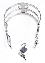 Load image into Gallery viewer, Sam&#39;s Secret Euphoria Unisex Novelty Trinity Stainless Steel Locking Collar
