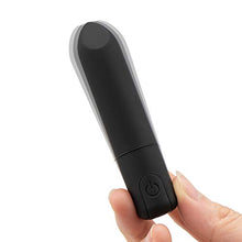 Load image into Gallery viewer, GROLEBO Mini Vibrator with Tip for Precision Stimulation, Discreet Rechargeable Lipstick Vibe Waterproof with 10 Vibration Modes Pocket Massage Stick
