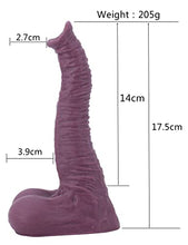 Load image into Gallery viewer, Dragon Dildo 6.8Inch Realistic Animal Dildo, Small Brown Silicone Proboscis Dildo Anal Plug Adult Toys for Beginners Women and Men Couples.
