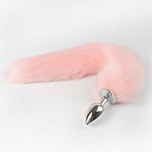 Load image into Gallery viewer, LSCZSLYH Anal Plug Fox Tail Cosplay Butt Plug Tail Adult for Woman Butt Plug for Couple Cosplay Accessories (Color : 1 M)
