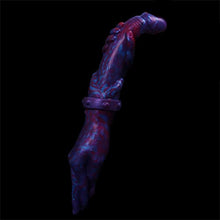 Load image into Gallery viewer, Realistic Double-Headed Dildo, Liquid Silicone Hand Dildo Flexible Soft Big G-Spot Double-Sided Dildo Anal Adult Sex Toy for Women
