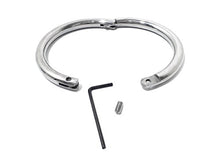 Load image into Gallery viewer, Bondage Eternity Style Oval Adult Stainless Steel Legirons Leg Irons Restraint with Allen Drive Key - Size: Large 10.5&quot;
