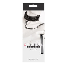 Load image into Gallery viewer, NS Novelties Sinful Collar, Black
