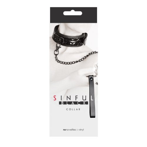 NS Novelties Sinful Collar, Black