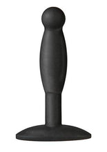 Load image into Gallery viewer, Doc Johnson Platinum Premium Silicone - The Minis - Smooth - Medium - 4.0 in. Long and 0.8 in. Wide - Butt Plug - Petite Anal Toy - Great for Beginners - Black
