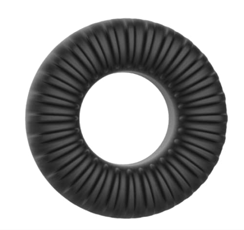 Xplay Gear Blended Premium Stretch Ribbed Slim Ring - Black Pack of 2