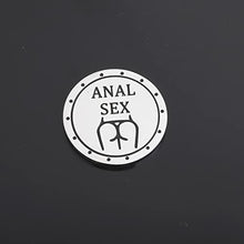 Load image into Gallery viewer, FAADBUK Naughty Tokens for Him Her Sex Token Valentines Day Gift Bedroom Tokens Game for Couple (Anal Sex)
