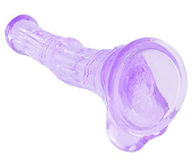 Load image into Gallery viewer, 8.3 inch Purple Horse Dildo,Jelly Butt Plug Sex Toys with Suction Cup for Women
