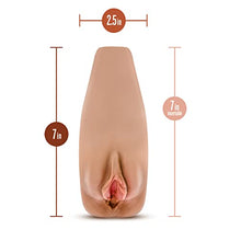 Load image into Gallery viewer, Blush M Elite - Soft and Wet Renata - 7&quot; Self Lubricating Ribbed Masturbator - Single Speed Vibrating Bullet Included - Open Ended for Easy Cleaning - Incredibly Realistic Look &amp; Feel Sex Toy for Him
