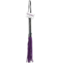 Load image into Gallery viewer, Fetish Fantasy Series Designer Flogger - Purple
