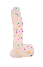 Load image into Gallery viewer, Get Lucky 8.5 Inch Silicone Dildo Latex-Free Sex Toy for Adults, Confetti
