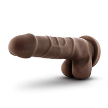 Load image into Gallery viewer, Blush Dr. Skin Basic 7-7 3/4 Inch Soft Slim Shaft Comfortable Realistic Dildo - Beginners Intermediate Suction Cup Harness Compatible Adult Toys - Sex Toy for Women Men Couples - Chocolate
