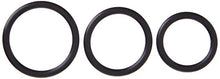 Load image into Gallery viewer, Heart 2 Heart Nitrile Cock Ring, Black, 3-Pack
