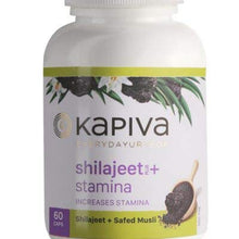 Load image into Gallery viewer, KAPIVA AYURVEDA SHILAJEET + Stamina 60 CAPS
