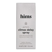 HIMS Fast Absorbing Climax Control delay Spray for Men with lidocaine to Reduce Sensitivity and Last Longer in Bed for 1 Hour to 3 Hours, 1 Count - .18 fl oz