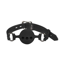 Load image into Gallery viewer, COVETHHQ Silicone Open Mouth Gag Sex Bondage BDSM Fetish Restraints Toy Ball Exotic Accessories Fetish Sex (Color : SM14-black-S)
