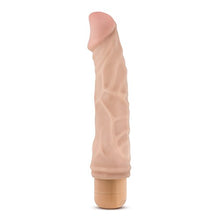 Load image into Gallery viewer, Blush Dr Skin Vibe 6 - Real Feel 8.75 Inch Long Realistic Vibrating Dildo - 1.75 Inch Thick - IPX7 Waterproof - Soft Body Safe Multi Speed Bendable Vibrator - Sex Toy for Women Men Couples - Beige
