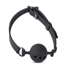 Load image into Gallery viewer, EasyToys Mouth Gag with Lock Bondage BDSM Adult Sex Toy with Breathing Holes, Medium, 230 Gram - Live Your Fantasy - Bondage gear
