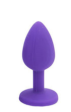 Load image into Gallery viewer, Connoworld Silicone Butt Insert Anal Plug Shiny Rhinestone Base Trainer Prostate Massager Toy for Male,Female,and Beginner S,M,L Sizes
