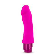 Load image into Gallery viewer, Blush Marco - 7.75&quot; Pure Platinum Cured Purio Liquid Silicone Vibrator Dildo - Satin Smooth Ultrasilk - 2&quot; Thick - IPX7 Waterproof - Tunable Rumbly Vibrations - 5 Yr Warranty - for Women - Pink
