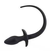 Load image into Gallery viewer, LSCZSLYH Silicone Dog Tail Anal G-spot Stimulator Butt Plug Slave Anal Expander Women Men Gay Sex Game BDSM Accessories (Color : F)
