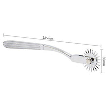 Load image into Gallery viewer, AnHua Stainless Steel Wheel Wartenberg Pinwheel Flirt Sensory Toys Roleplay Couple Fun
