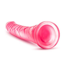 Load image into Gallery viewer, Blush B Yours Sweet n Hard 6 - Realistic 8.5 Inch Long Dildo - 2in Thick - Harness Compatible Suction Cup for Hands Free Play - Soft Lifelike Adult Sex Toy for Men Women Couples - Clear Pink
