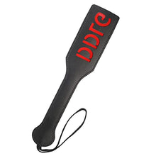 Load image into Gallery viewer, VENESUN DDLG Daddy DOM/Little Girl Spanking Paddle, 12.6inch Faux Leather Sex SM Toys for Adults BDSM Play, Black
