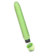 Load image into Gallery viewer, Blush Gaia Eco Bullet - 7&quot; Worlds First Sustainable Plant Based Vibrator and Anal - 1&quot; Thick Shaft Travel Safe - Premium Eco Friendly Non Petroleum Based - Vibrating Pleasure Adult Toy Couples - Green
