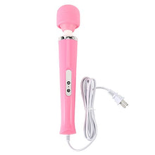 Load image into Gallery viewer, Interlink-US Wand Massager Electric Handheld Massager with Magic 10 Powerful Speeds Strongest Therapeutic Vibrating Power for Sore Back, Foot, Body Muscle Aches (Pink)
