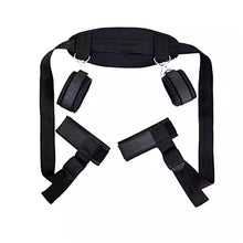 Load image into Gallery viewer, hebinon Fantasy Arm Open Leg Bondage Straps Kit Adjustable Role Play Harness Restraint Accessories Clubwear,01,One Size
