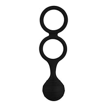 Load image into Gallery viewer, EIS Penis and Testicle Weight - Double Cock Ring with Weight for Increased Sensuality and Penis Training - Skin-Friendly Silicone (3.95 oz)
