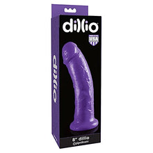 Load image into Gallery viewer, Adult Sex Toys Dillio Purple 8in Dillio
