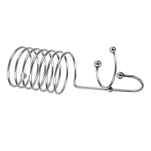 Load image into Gallery viewer, NOPNOG Spring Type Penis Ring with Urethral Plug and Glans Ring, Male Chastity Device, Stainless Steel (Large)
