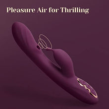 Load image into Gallery viewer, Tracy&#39;s Dog G Spot Sucking Rabbit Vibrator, Adult Sex Toys for Clitoral G-spot Stimulation, Vibrating Massager for Women and Couple Pleasure with 7 Suction and Vibration Patterns (Alpha)
