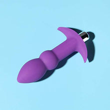 Load image into Gallery viewer, Tantus Sex/Adult Toys Perfect Plug Plus Vibrating Butt Plug - 100% Ultra-Premium Flexible Silicone Glossy Prostate Massager, Waterproof, Anal Stimulation for Men, Women, Couples - Midnight Purple
