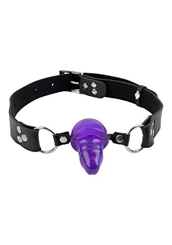 Fetish Fantasy Penis Ball Gag, 3.25 Ounce, Purple (PD2135-02)