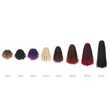 Load image into Gallery viewer, Tiana Passion Twist Hair 6 Inch - 1 Pack 1B Natural Black Short Bob Hairstyle Crochet Braids, Handmade Pre-Twisted Pre-looped Synthetic Braiding Hair Extensions (6&quot; 1B, 1P)
