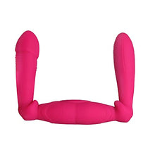 Load image into Gallery viewer, Realistic Double-Ended Vibrating G-Spot Dildo Vibrator - 8 Vibrations with Botton Control, Rechargeable Fake Penis Adult Sex Toys,G Spot Clitoris Nipple Prostate Vagina Stimulator For Lesbian&amp;Couples
