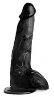 MASTER COCK Beefy Brad 9 inch Dildo with Balls - Black