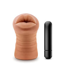 Load image into Gallery viewer, Blush M for Men - Isabella - 5&quot; Vibrating Ultra Soft Realistic X5 Plus Ribbed Masturbator Stroker - Tight and Fits You Like A Glove - Open Ended - Hand Held Male Masturbation Sex Toy
