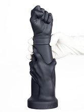 Load image into Gallery viewer, Realistic Hand Dildo with Strong Suction Cup Fist and Forearm Anal Plugs for Vaginal or Anal Fisting Big cilicone Huge Dildo for Men (Small) Black
