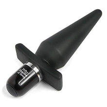 Load image into Gallery viewer, Fifty Shades of Grey Delicious Fullness Vibrating Butt Plug - 4 Inch Silicone Anal Plug - 7 Vibration Modes &amp; 3 Speeds - Waterproof - Black
