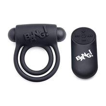 Load image into Gallery viewer, Bang Bang Remote Control 28X Vibrating Cock Ring &amp; Bullet - Purple
