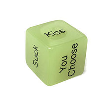 Load image into Gallery viewer, Acircle 4Pcs Multi Sided Sex Marble Dice Set with Word for Couple Naughty Role Cosplay (Night)
