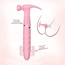 Load image into Gallery viewer, Hammer Sex Toy Dildo Vibrator, Pleasure, G Spot and Clitoris Stimulation Color Turquoise
