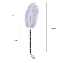 Load image into Gallery viewer, AMLESO 1 Piece Feather Toys W/Handle Accessories White Restraints Tied Rope Soft for Couples Adults Gay
